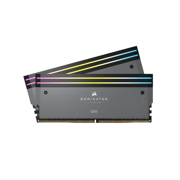 【電腦節搶購貨】CORSAIR 32GB Kit (2x16GB) DOMINATOR TITANIUM RGB CMP32GX5M2B6000Z30 DDR5 6000MHz CL30 Memory (AMD EXPO & Intel XMP 3.0)