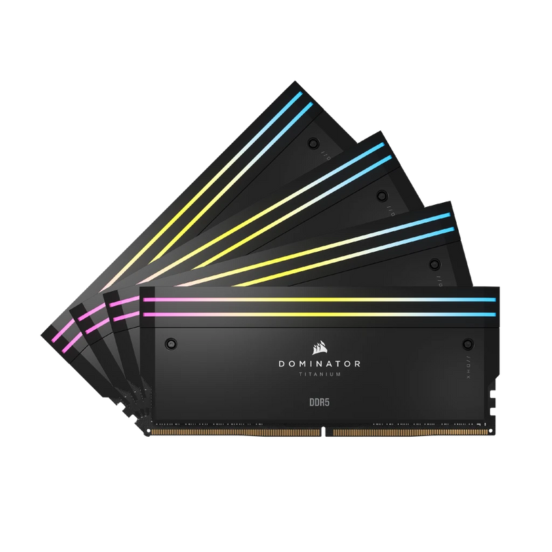 CORSAIR 64GB Kit (4x16GB) DOMINATOR TITANIUM RGB CMP64GX5M4B6000C36 DDR5 6000MHz Memory