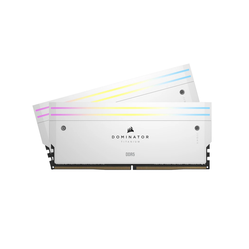 CORSAIR 64GB Kit (2x32GB) DOMINATOR TITANIUM RGB White 白色 CMP64GX5M2B6000C30W DDR5 6000MHz Memory