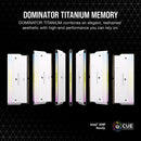CORSAIR 64GB Kit (2x32GB) DOMINATOR TITANIUM RGB White 白色 CMP64GX5M2B6400C32W DDR5 6400MHz CL32 Memory