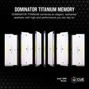 CORSAIR 64GB Kit (4x16GB) DOMINATOR TITANIUM RGB White 白色 CMP64GX5M4B6400C32W DDR5 6400MHz CL32 Memory