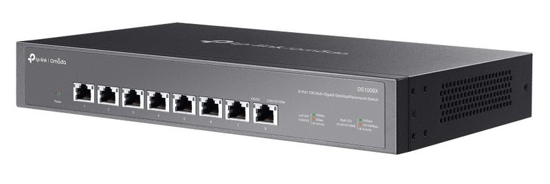 TP-Link DS1008X Omada 8-Port 10G Unmanaged Desktop/Rackmount Switch 