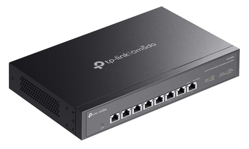 TP-Link DS1008X Omada 8-Port 10G Unmanaged Desktop/Rackmount Switch 
