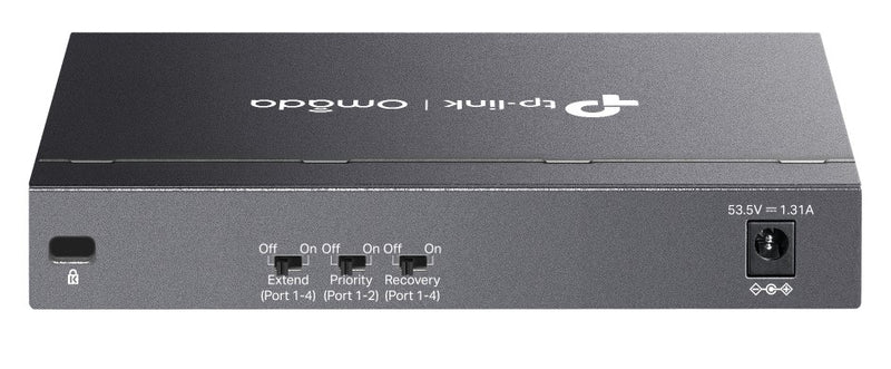 TP-Link DS106P Omada 6-Port 10/100Mbps Unmanaged Desktop Switch with 4-Port PoE+ (67W)