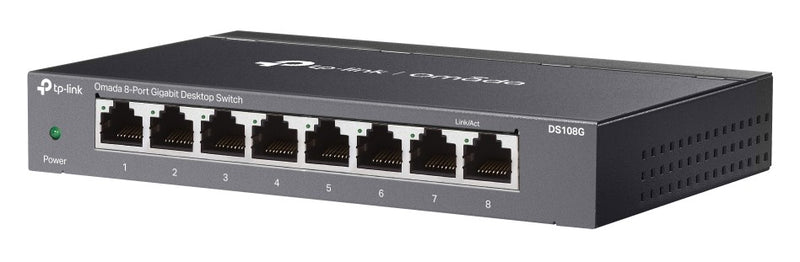 TP-Link DS108G Omada 8-Port Gigabit Unmanaged Desktop Switch 