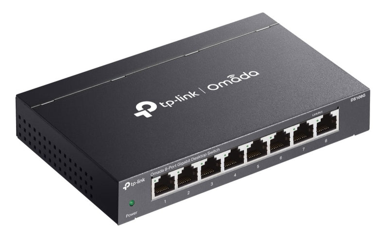 TP-Link DS108G Omada 8-Port Gigabit Unmanaged Desktop Switch 