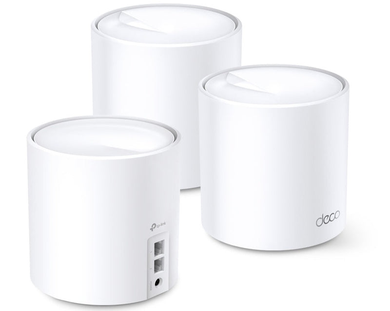 TP-Link Deco X60 V3.20 AX5400 Dual Band WiFi 6 Whole Home Wireless AX Mesh WiFi Router System (3-pack)