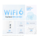 TP-Link Deco X10 AX1500 Whole Home Mesh WiFi 6 System (1件裝)