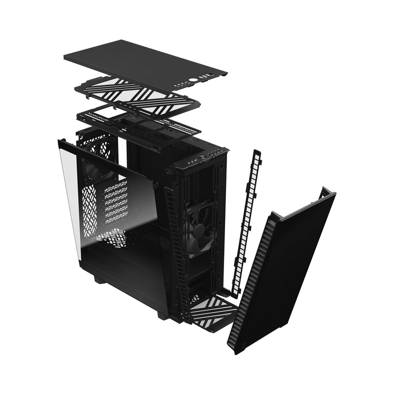 Fractal Design Define 7 Compact Black Solid ATX Case FD-C-DEF7C-01