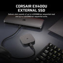 CORSAIR 2TB EX400U Portable SSD CSSD-EX400U2TB USB4 Type-C, Thunderbolt 3 & 4, MagSafe 磁吸 (Read: 4000MB/s | Write: 3500MB/s)