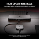 CORSAIR 2TB EX400U Portable SSD CSSD-EX400U2TB USB4 Type-C, Thunderbolt 3 & 4, MagSafe 磁吸 (Read: 4000MB/s | Write: 3500MB/s)