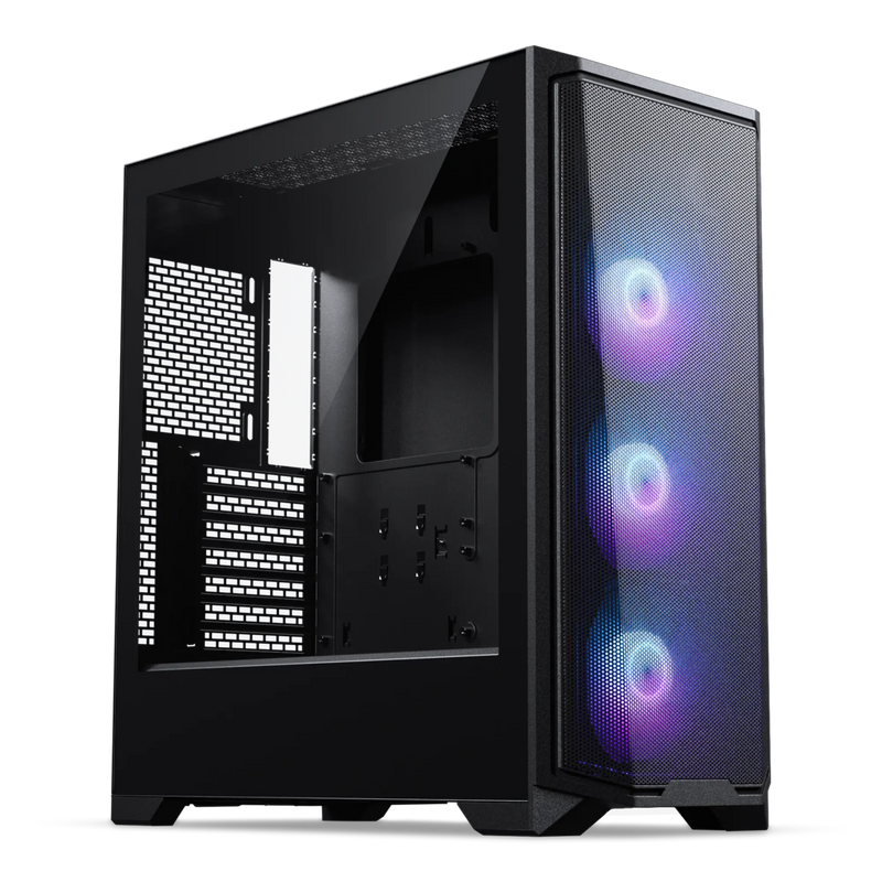 Phanteks Eclipse G370A Black 黑色 RGB Tempered Glass ATX Case PH-EC370A_DBK01