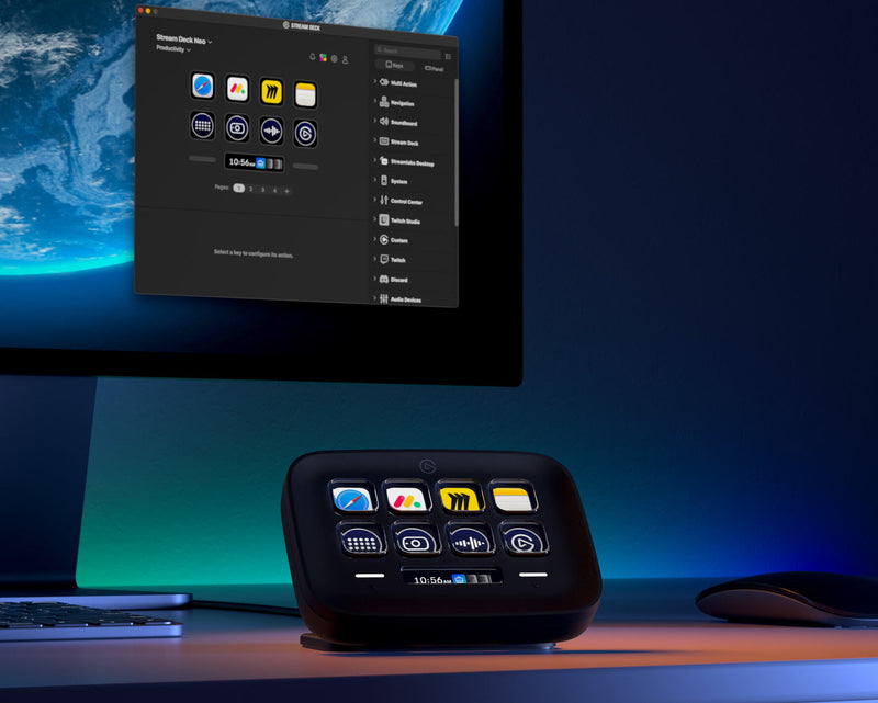 Elgato Stream Deck Neo Black 黑色 直播控制台 (CO-EL-STREAM DECK NEO BLACK)