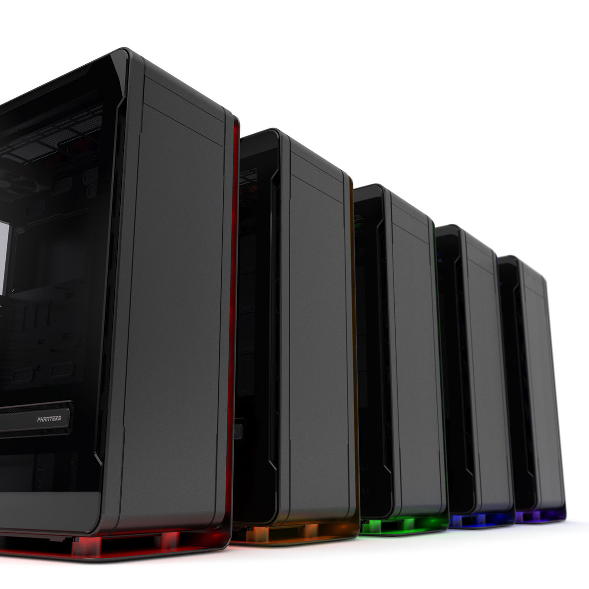 Phanteks Enthoo Elite Extreme Full Tower Case 黑色Tempered Glass