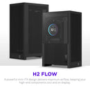 NZXT H2 FLOW Black 黑色 Tempered Glass ITX CASE CI-H21FB-01