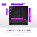 NZXT H3 FLOW (2025) Black 黑色 Tempered Glass MATX CC-H31FB-01