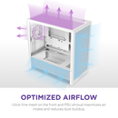 NZXT H3 FLOW (2025) White 白色 Tempered Glass MATX CC-H31FW-01