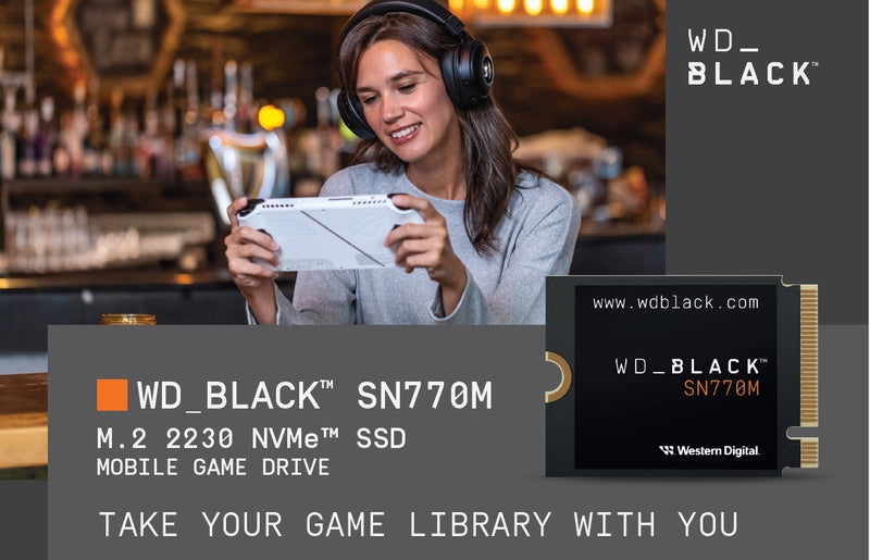 WD_BLACK 2TB SN770M WDS200T3X0G M.2 2230 PCIe Gen4 x4 NVMe SSD