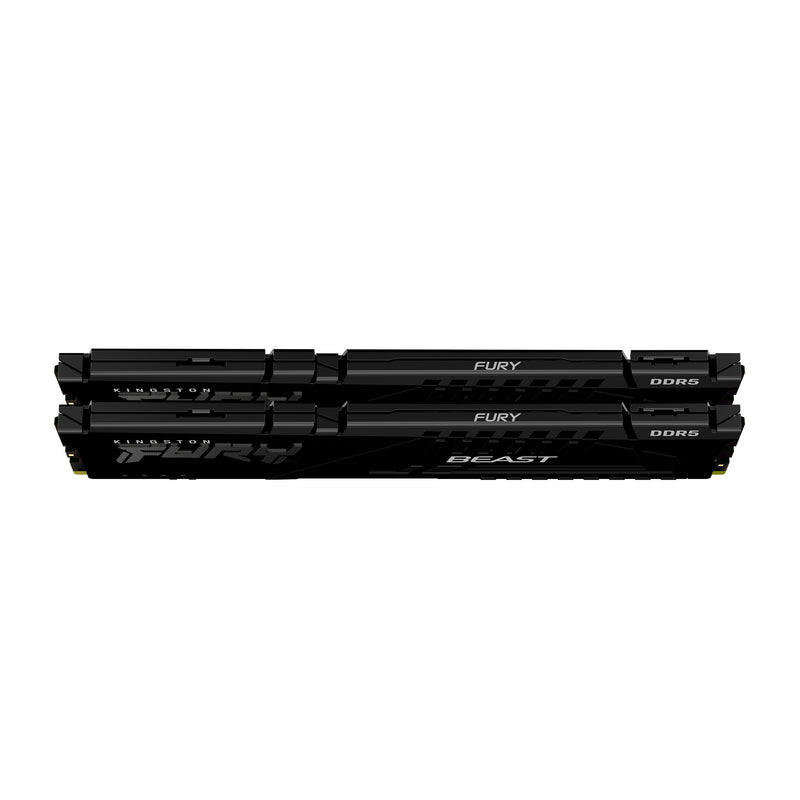 Kingston 64GB Kit (2x32GB) KF560C30BBEK2-64 CL30 FURY Beast DDR5 6000MHz Memory (AMD EXPO & Intel XMP 3.0)