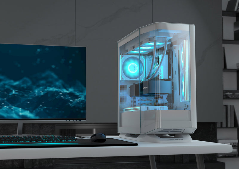 Cougar FV270 White 白色 Tempered Glass Mid Tower E-ATX Case