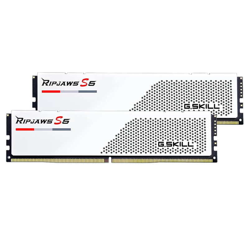 G.SKILL 32GB Kit (2x16GB) Ripjaws S5 White 白色 F5-6000J3040F16GX2-RS5W DDR5 6000MHz Memory