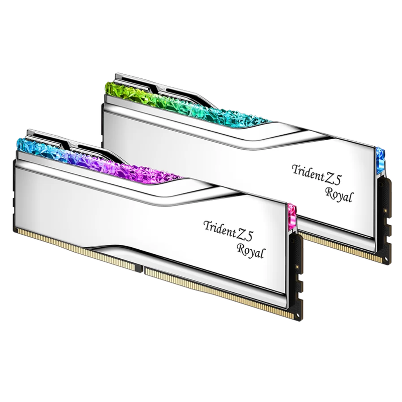 G.SKILL 64GB Kit (2x32GB) Trident Z5 ROYAL RGB Silver 銀色 F5-6400J3239G32GX2-TR5S DDR5 6400MHz CL32 Memory