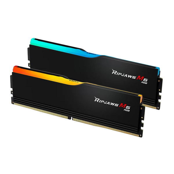 G.SKILL 32GB Kit (2x16GB) Ripjaws M5 RGB Black 黑色 F5-6000J2836G16GX2-RM5RK DDR5 6000MHz CL28 Memory