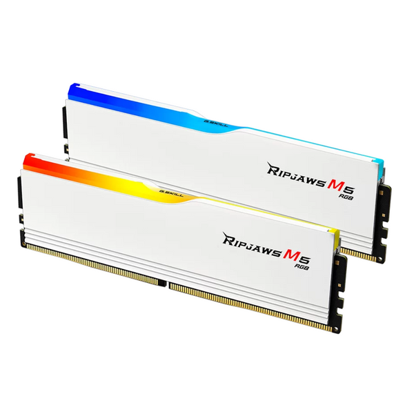 G.SKILL 32GB Kit (2x16GB) Ripjaws M5 RGB White 白色 F5-6000J3636F16GX2-RM5RW DDR5 6000MHz Memory