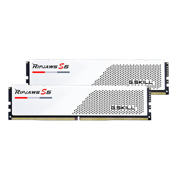 G.SKILL 32GB Kit (2x16GB) Ripjaws S5 White 白色 F5-6000J2836G16GX2-RS5W DDR5 6000MHz CL28 Memory