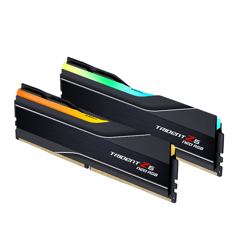 G.SKILL 32GB Kit (2x16GB) Trident Z5 Neo RGB Black F5-6000J3038F16GX2-TZ5NR DDR5 6000MHz Memory (AMD EXPO)