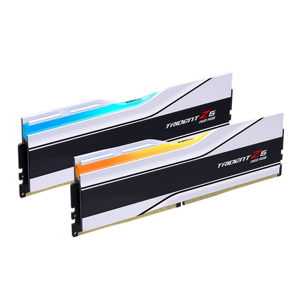 G.SKILL 64GB Kit (2x32GB) Trident Z5 Neo RGB White F5-6000J3036G32GX2-TZ5NRW DDR5 6000MHz Memory (AMD EXPO) 