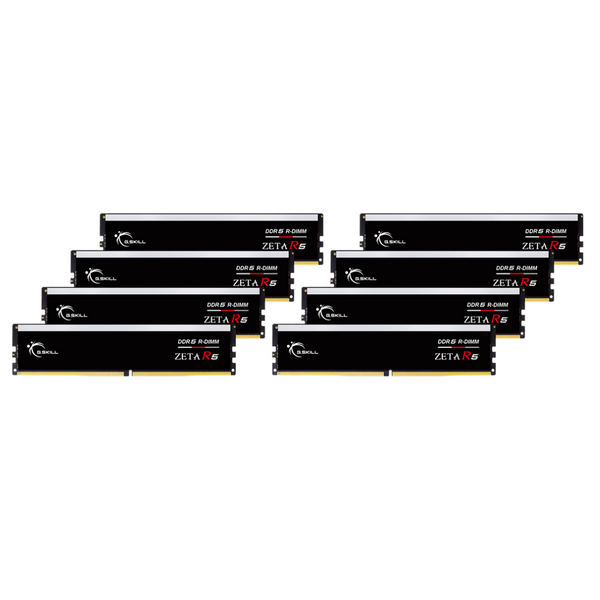 G.SKILL 128GB Kit (8x16GB) ZETA R5 DDR5 R-DIMM F5-6000R3039G16GE8-ZR5K DDR5 6000MHz ECC Registered Memory (Intel XMP 3.0)