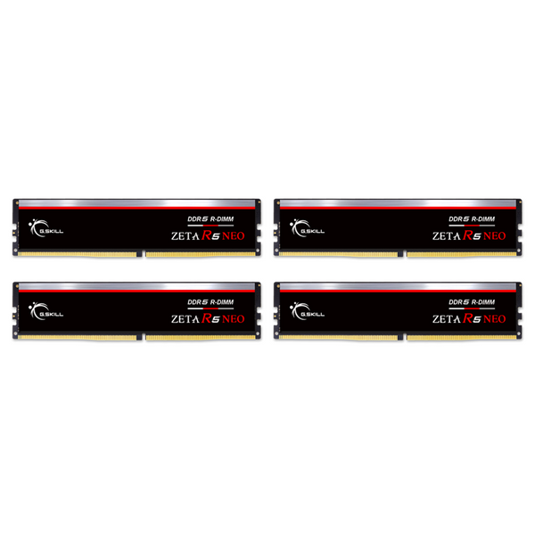 G.SKILL 128GB Kit (4x32GB) ZETA R5 NEO DDR5 R-DIMM F5-6000R3036G32GQ4-ZR5NK DDR5 6000MHz ECC Registered Memory (AMD EXPO) 