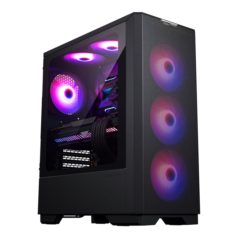 PHANTEKS Eclipse G300A Black 黑色 RGB Tempered Glass ATX Case PH-EC300GA_DBK02
