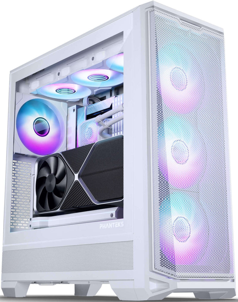 Phanteks Eclipse G400A White 白色RGB Tempered Glass ATX Case