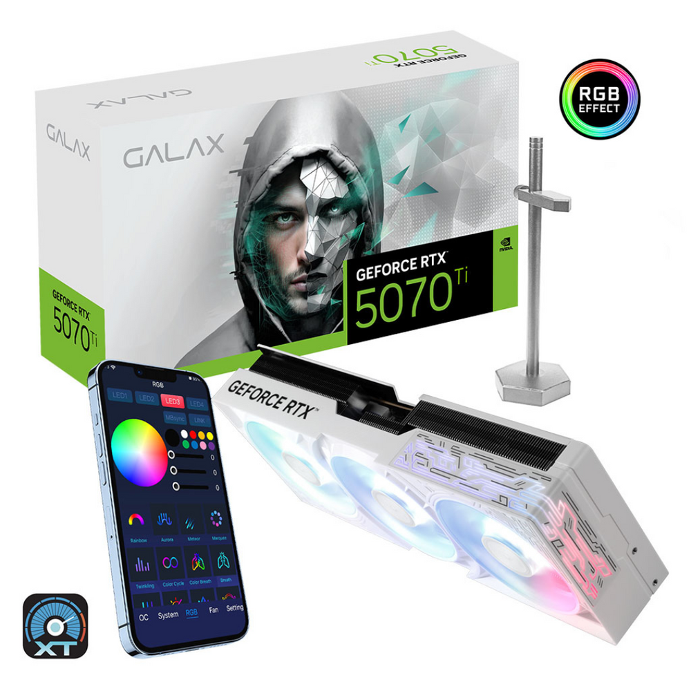 【ジャンク品】GALAX GeForce RTX 5070 ホワイト GALAX GeForce RTX 5070 Ti EX Gamer 1-Click OC White 16GB GDDR7 GA-DCN-