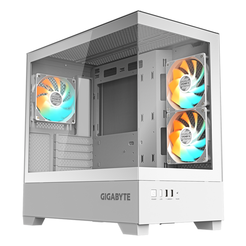 GIGABYTE C201 PANORAMIC ICE MATX Case GB-C201PI
