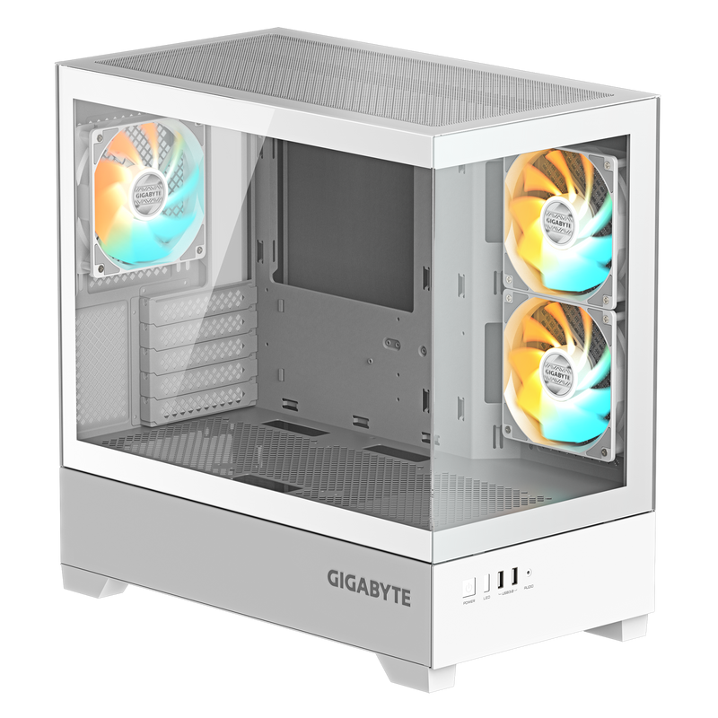 GIGABYTE C201 PANORAMIC ICE MATX Case GB-C201PI