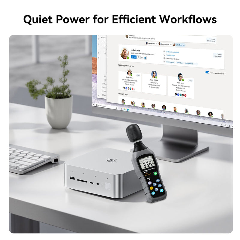 BEELINK BL/GTi15 + BEELINK EX Pro Docking Station (64G+1T SYSTEM) Mini PC (Intel Ultra 9 285H / 64GB DDR5 Ram / 1TB SSD / Windows 11 Pro) CS-BLGTI15 + DK-BLEXDS