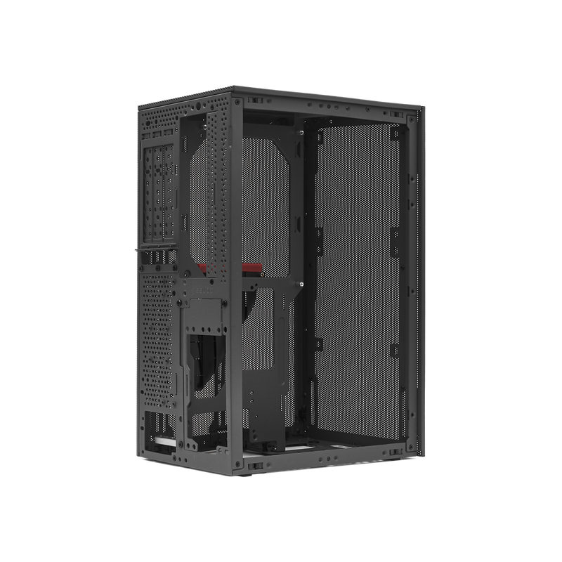 SSUPD Meshroom S V2 Fossil Gray 灰色 Mini-ITX Case with PCIE 4.0 Riser Cable SU-C-MSRS-PI4-GY
