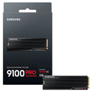 Samsung 1TB 9100 PRO w/Heatsink MZ-VAP1T0CW PCIe Gen5 NVMe M.2 SSD