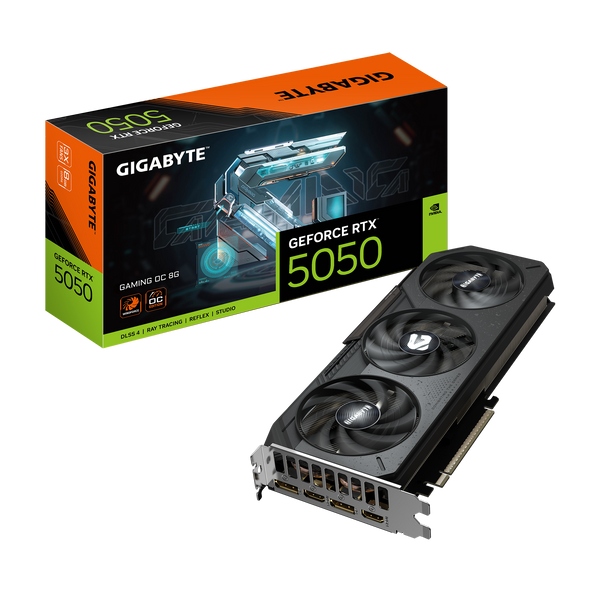 GIGABYTE GeForce RTX 5050 GAMING OC 8GB GDDR6 GV-N5050GAMING OC-8GD