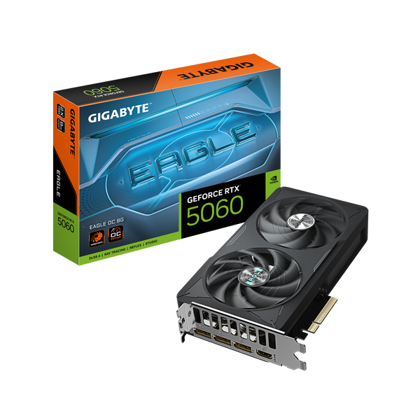 GIGABYTE GeForce Series RTX 5060 EAGLE OC 8GB GDDR7 GV-N5060EAGLEOC-8GD