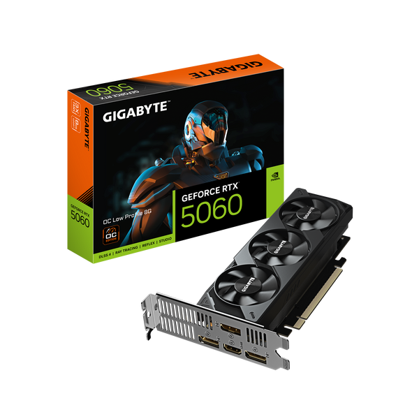 GIGABYTE GeForce Series RTX 5060 OC Low Profile 8GB GDDR7 GV-N5060OC-8GL