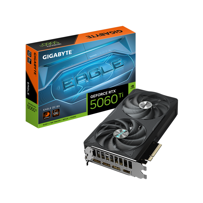 GIGABYTE GeForce RTX 5060 Ti EAGLE OC 8GB GDDR7 GV-N506TEAGLEOC-8GD