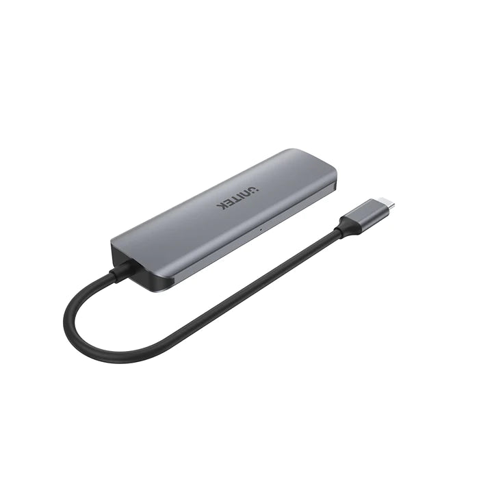 Unitek uHUB P5+ 6 合 1 USB-C Hub (支援 USB-PD 100W 和 雙讀卡器) (H1107C)