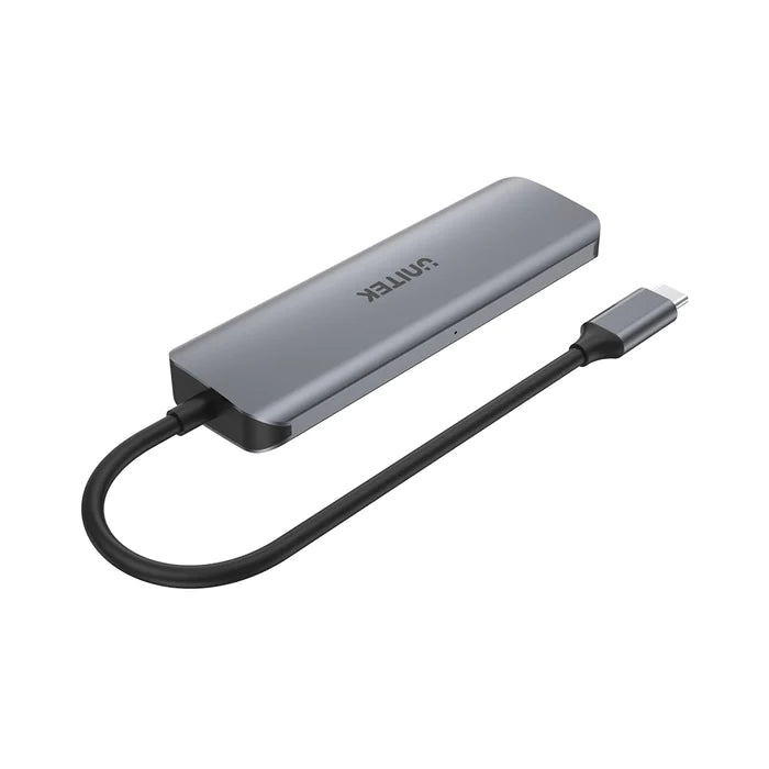 Unitek uHUB P5+ 6 合 1 多媒體 USB-C Hub (支援4K HDMI 和 雙讀卡器) (H1107F)