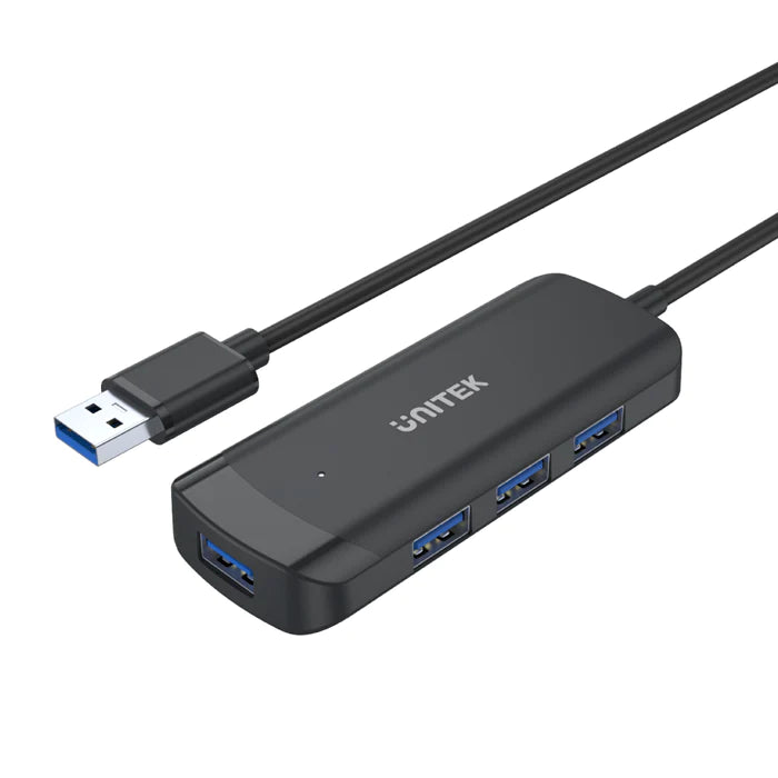 Unitek uHUB Q4 4-port USB Hub (with 150cm extra-long cable and external power port) (H1111E)