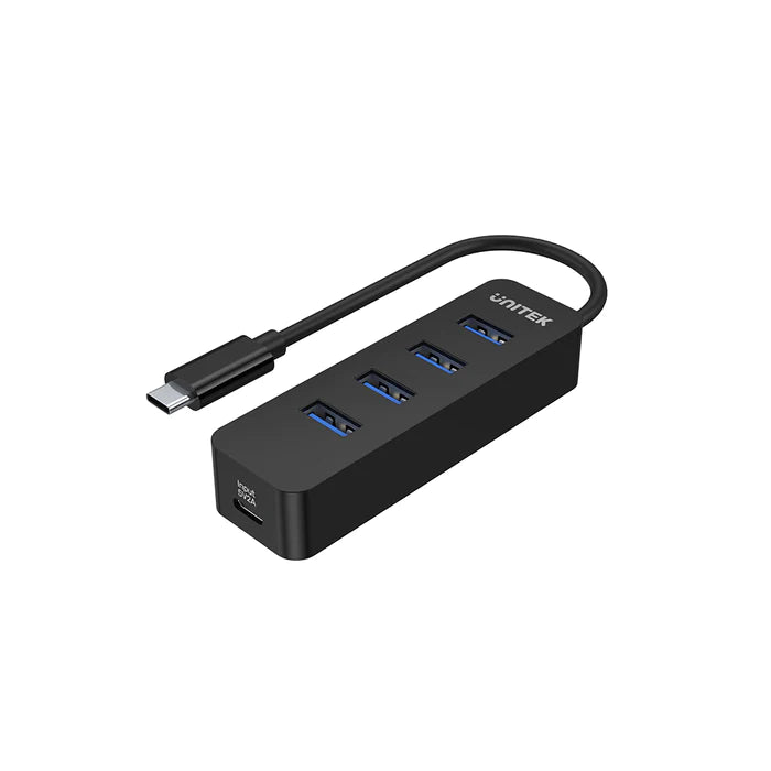 Unitek uHUB Q4 4-port USB-C Hub (with USB-C external power port) (H1117B)