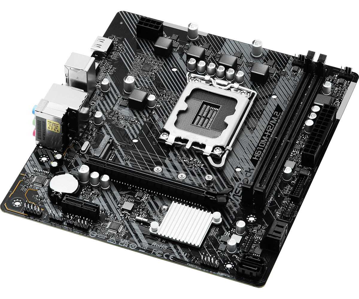 ASRock H610M-H2/M.2 DDR4,LGA 1700 mATX Motherboard